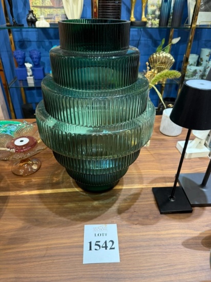 POLS/POTTEN  VASE STEPS LARGE (GREEN)