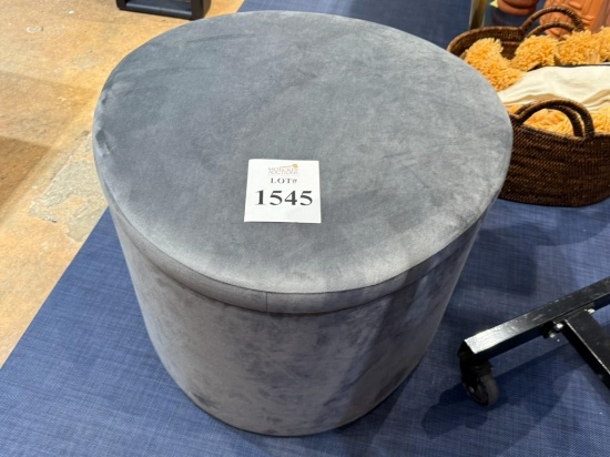 ELK HOME LINDER OTTOMAN (CHARCOAL GRAY)