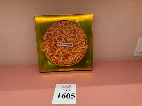 SELETTI TIOLETPAPER DINNER PLATE (SPAGHETTI)