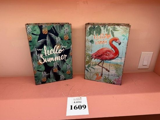 TROPICAL STORAGE BOOK BOXES