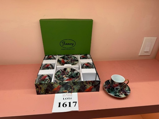 FANCY HOME COLLECTION ESPRESSO COFFEE (6) PCS SET