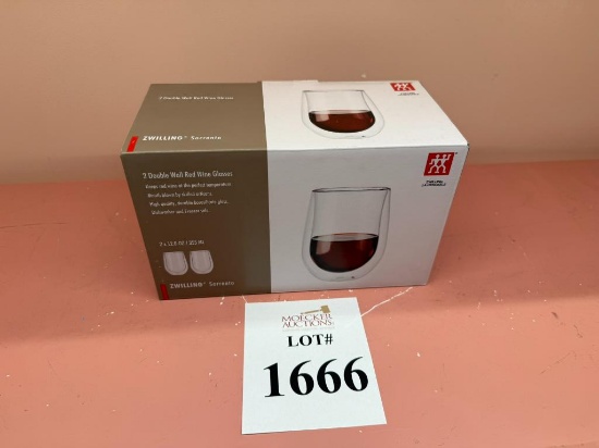 ZWILLING SORRENTO DOUBLE WALL RED WINE GLASSES