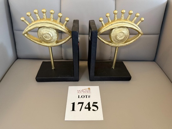 FANCY HOME COLLECTION EYE BOOKENDS