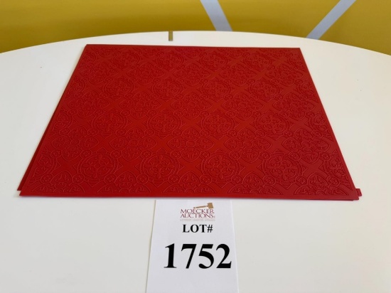 IMAGES D' ORIENT URBAN RED PLACEMATS SET