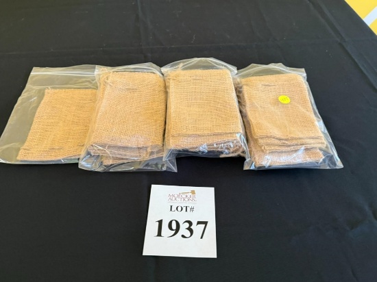LOT CONSISTING OF (29) SMALL BURLAP BAGS