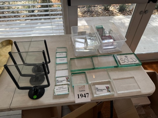 LOT CONSISTING OF (50 +/-) ASSORTED SIGN HOLDERS