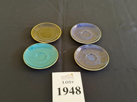 LOT CONSISTING OF (4) TURKISH COFFEE SAUCERS