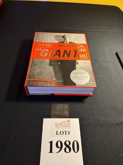 ANDY WARHOL "GIANT" SIZE BOOK BY PHAIDON