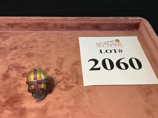 SKULL RING, SIZE 9