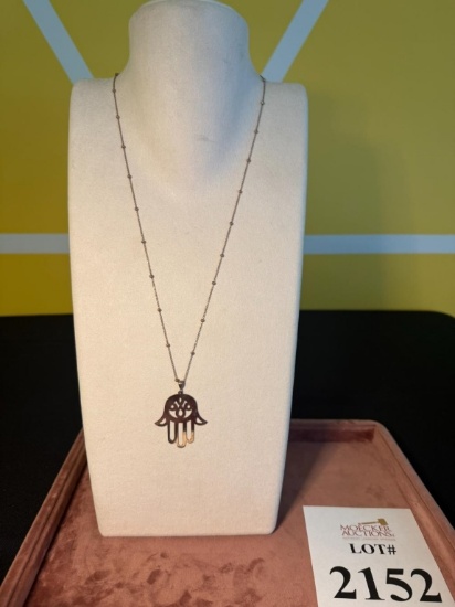 HAMSA ROSE GOLD PLATED NECKLACE