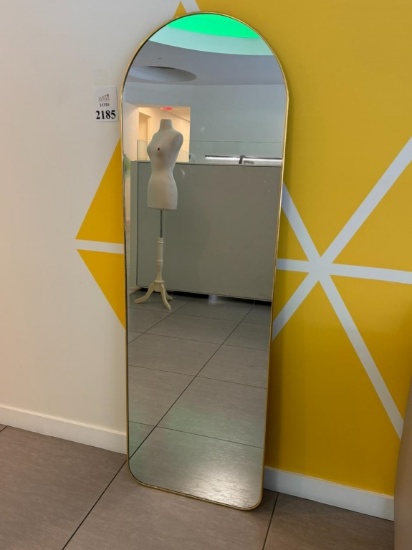 UMBRA HUBBA ARCHED LEANING WALL MIRROR