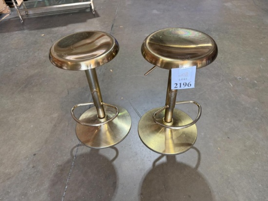 BRASS BAR STOOLS
