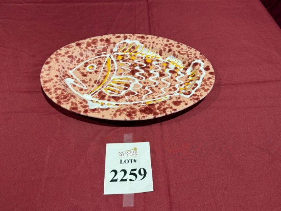 NICOLA FASANO FISH OVAL PLATTER