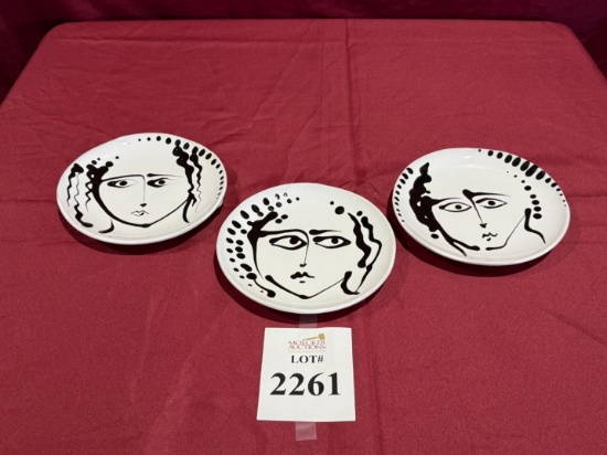 NICOLA FASANO FACE FRUIT PLATES