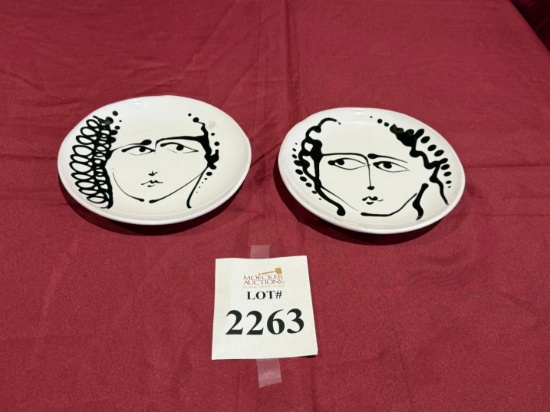 NICOLA FASANO FACE FRUIT PLATES