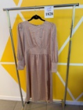 LENNY B ROBE YLESIA PINK LONG DRESS SIZE 1