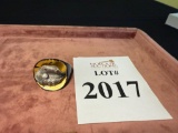 FLOWER EBONY RING, SIZE 8.5