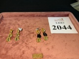 TOHUM PUKA GOLD PLATED SHELL EARRINGS