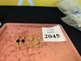 TOHUM PUKA GOLD PLATED SHELL EARRINGS