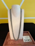 MULTI STRING SILK LONG NECKLACE