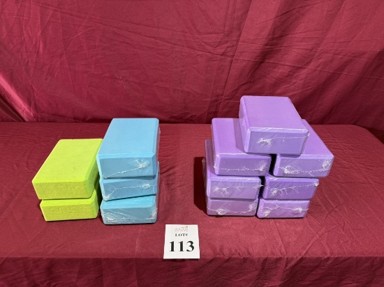 LOT CONSISTING OF YOGA BLOCKS