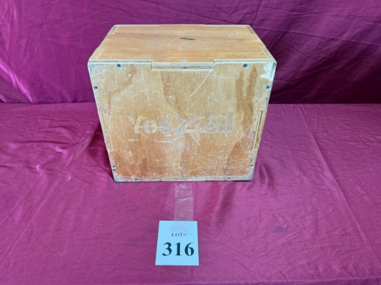 YES4 ALL WOODEN PLYO BOX