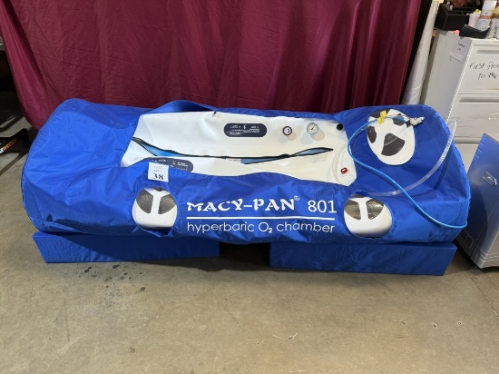 MACY-PAN 801 HYPERBARIC 02 OXYGEN THERAPY CHAMBER