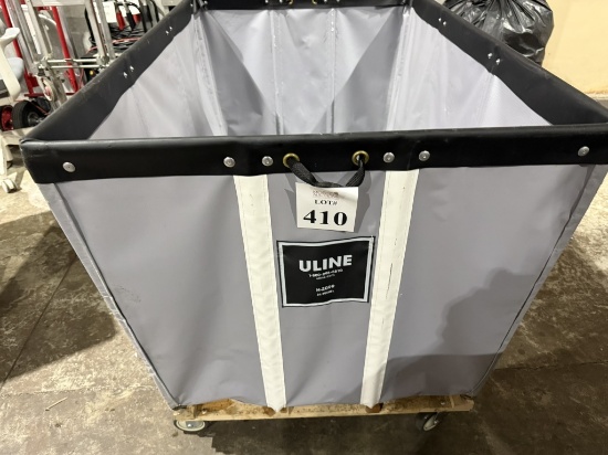 U-LINE H-2099 VINYL BASKET TRUCK - 24 BUSHEL
