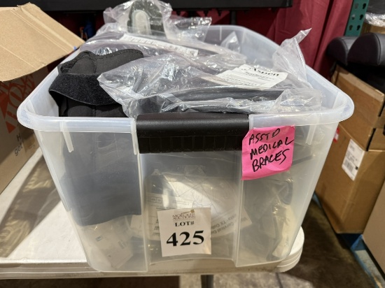 LOT CONSISTING OF ASSORTED MEDICAL BRACES