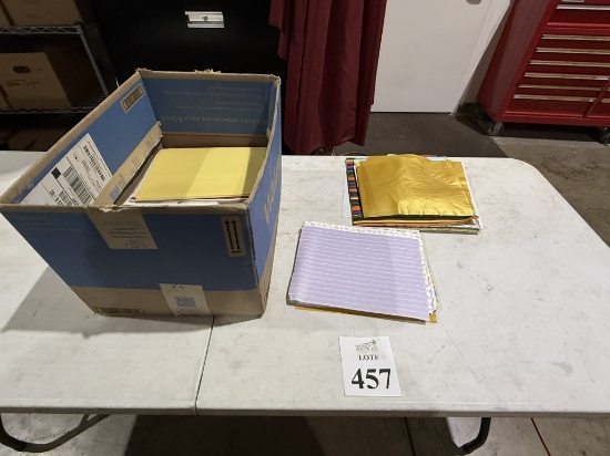 LOT CONSISTING OF ASSORTED PRINTING PAPER