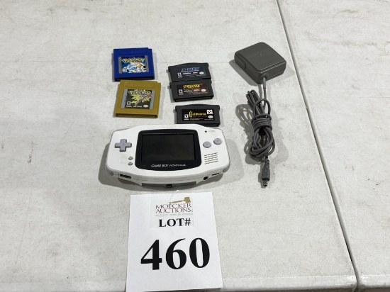 GAME BOY ADVANCE WITH (5) GAMES