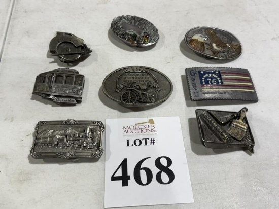 ASSORTED DESIGN/STYLE BELT BUCKLES