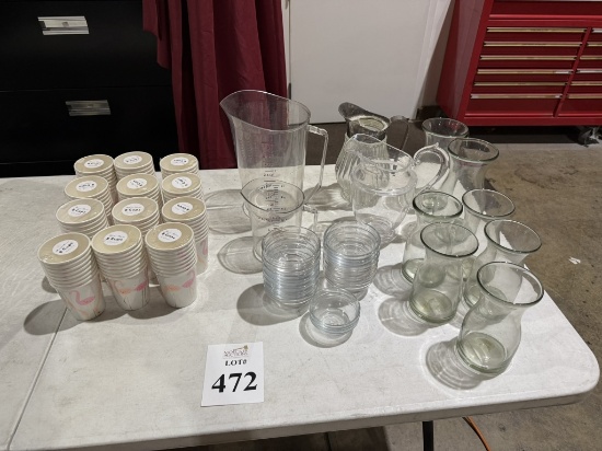 LOT CONSISTING OF ASSORTED GLASSWARE