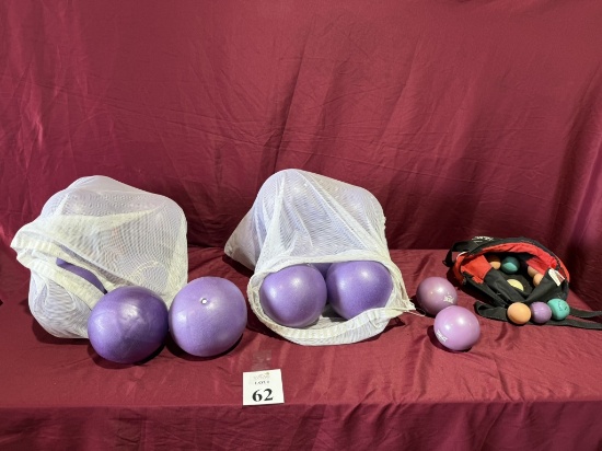 LOT CONSISTING OF ASSORTED THERAPY BALLS