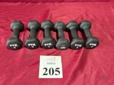 VTX BY TROY 3 LB. DUMBBELLS