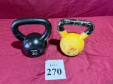 KETTLE BELLS 20 LB.