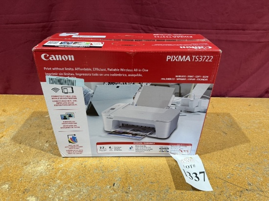 CANON PIXMA TS3722 WIRELESS ALL-IN-ONE PRINTERS