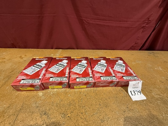 SHARP EL-1750V ELECTRONIC PRINTING CALCULATORS