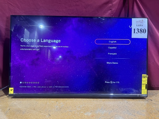 VIZIO 43" 4K QLED SMART TV QUANTUM