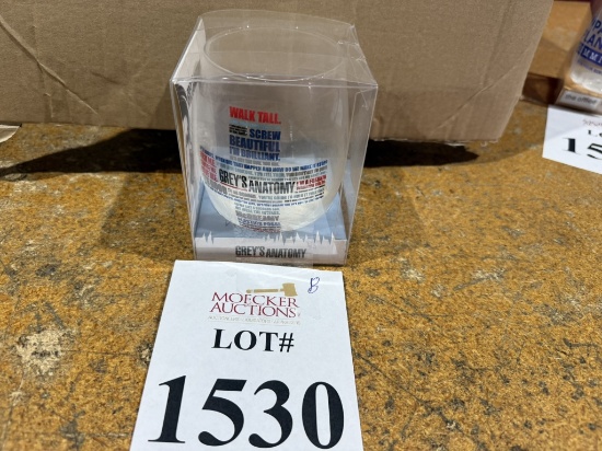 LOT CONSISTING OF (8) GREY'S ANATOMY TEAR DROP