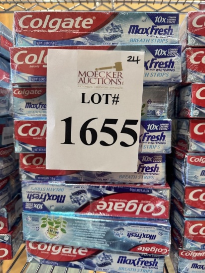 LOT CONSISTING OF (24) COLGATE MAXFRESH TOOTHPASTE