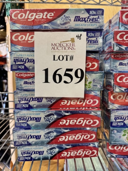 LOT CONSISTING OF (48) COLGATE MAXFRESH TOOTHPASTE