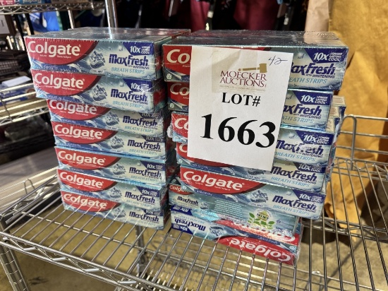 LOT CONSISTING OF (42) COLGATE MAXFRESH TOOTHPASTE