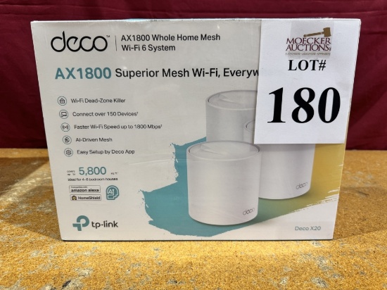 DECO AX1800 WHOLE HOME MESH WI-FI 6 SYSTEM