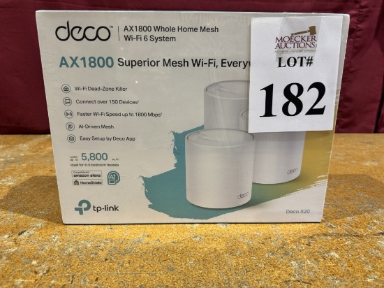 DECO AX1800 WHOLE HOME MESH WI-FI 6 SYSTEM