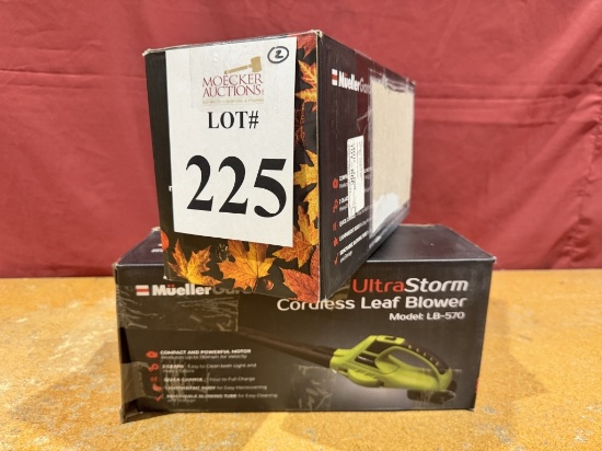MUELLER GARDEN ULTRASTORM CORDLESS LEAF BLOWER