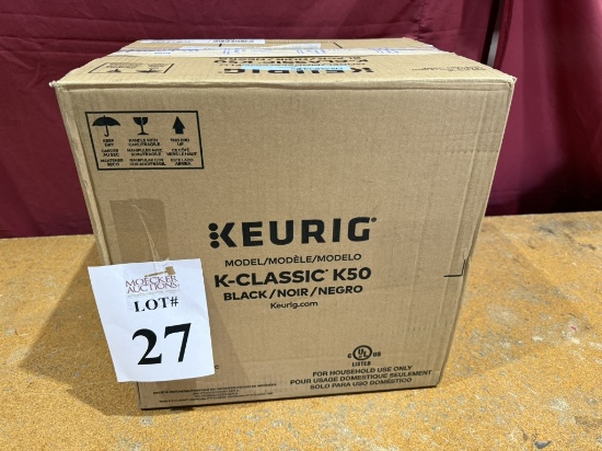 KEURIG K-CLASSIC K50 COFFEE MAKER (BLACK)
