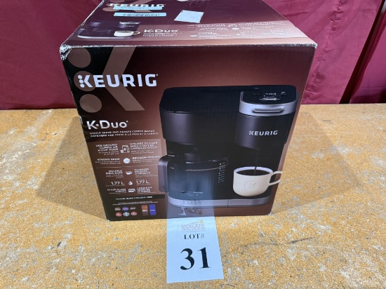 KEURIG K-DUO SINGLE SERVE & CARAFE COFFEE MAKER
