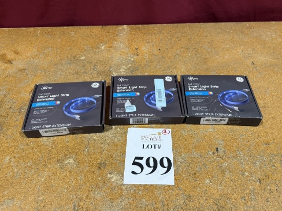 LOT CONSISTING OF (3) CYNC SMART LIGHT STRIP
