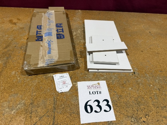 SMALL WHITE SHELF UNIT